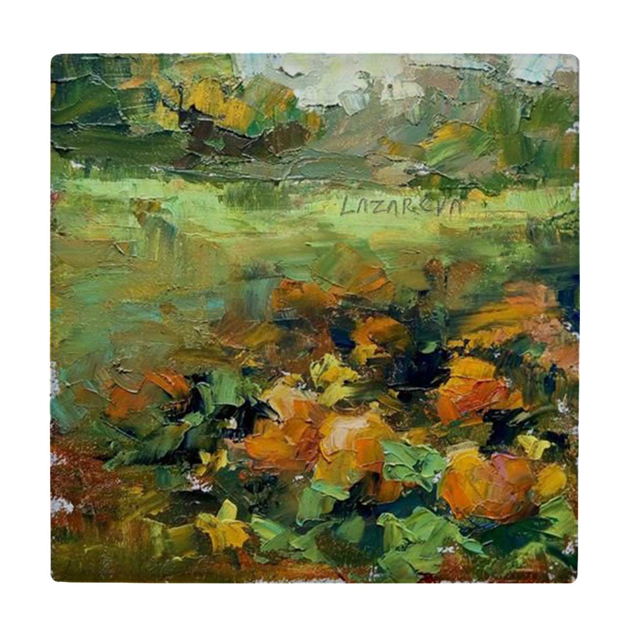 زیر لیوانی طرح نقاشی مزرعه و جنگل کد    3888691_2101