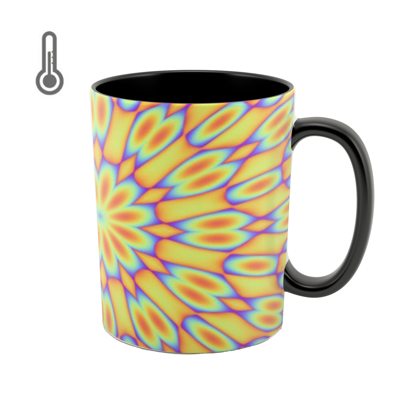 ماگ حرارتی طرح بی نهایت رنگ کد 01