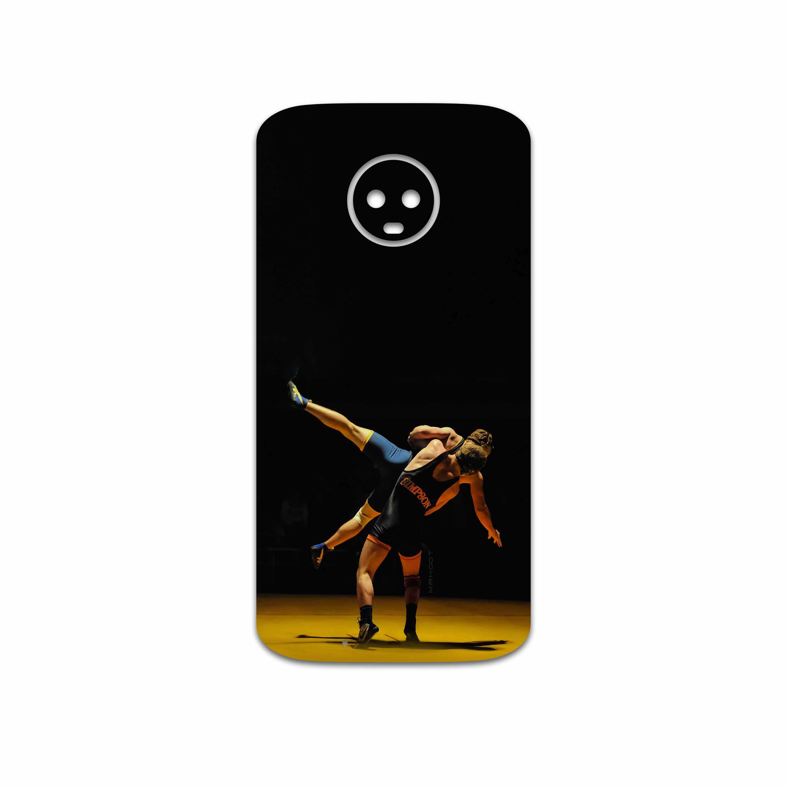 برچسب پوششی ماهوت مدل Wrestling مناسب برای گوشی موبایل موتورولا Moto G6