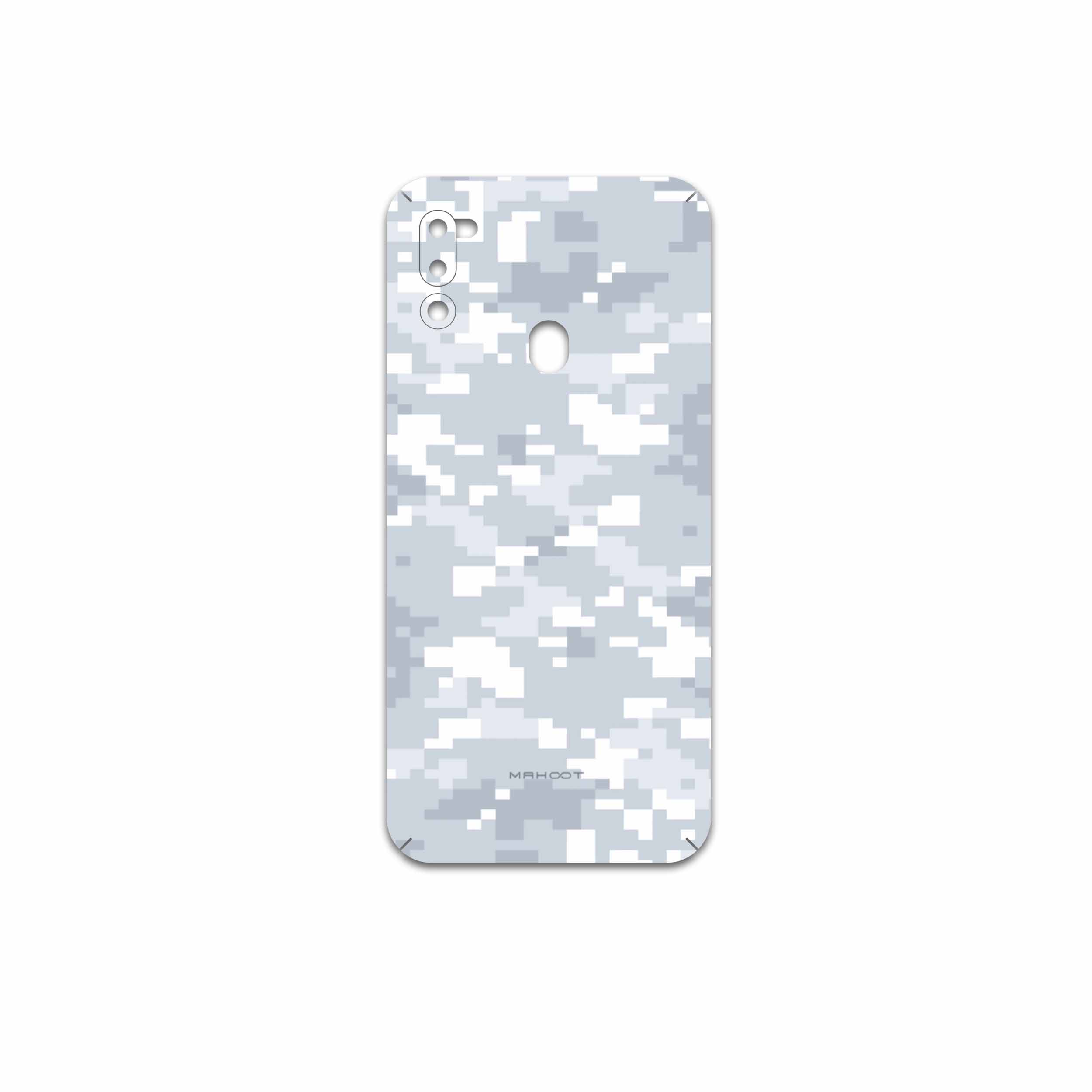 برچسب پوششی ماهوت مدل Army-Winter-Pixel مناسب برای گوشی موبایل سامسونگ Galaxy M21 (2021) Edition