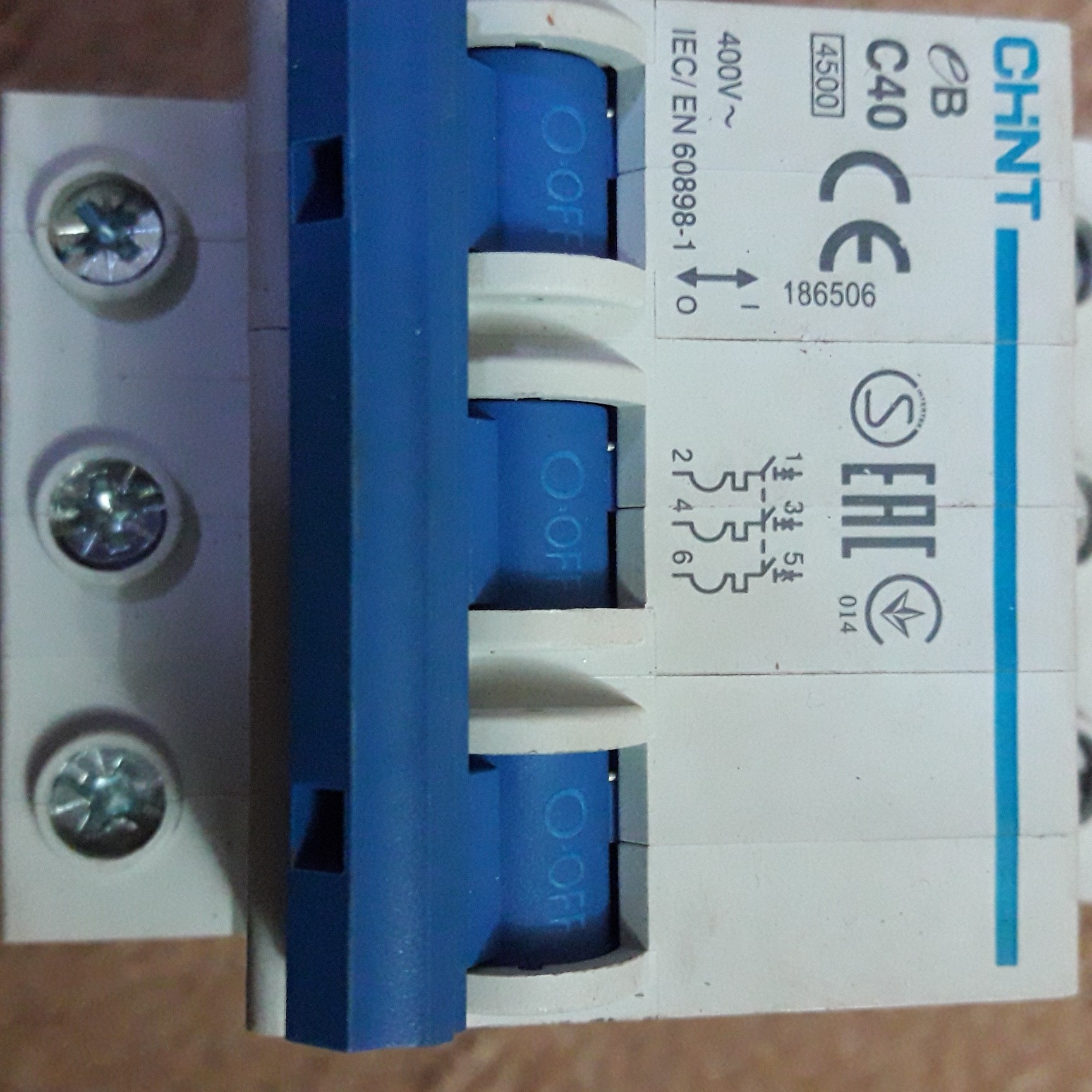 کلید مینیاتوری 3 فاز 40 آمپر  