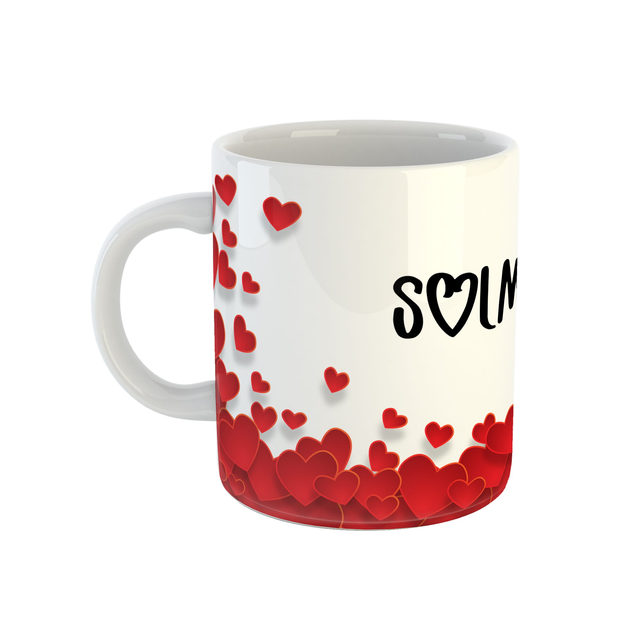 ماگ طرح قلب مدل سلماز