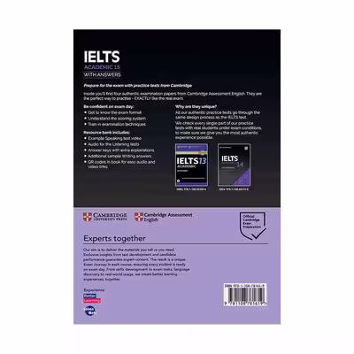 کتاب Cambridge IELTS 15 Academic اثر جمعی از نویسندگان انتشارات زبان مهر 
