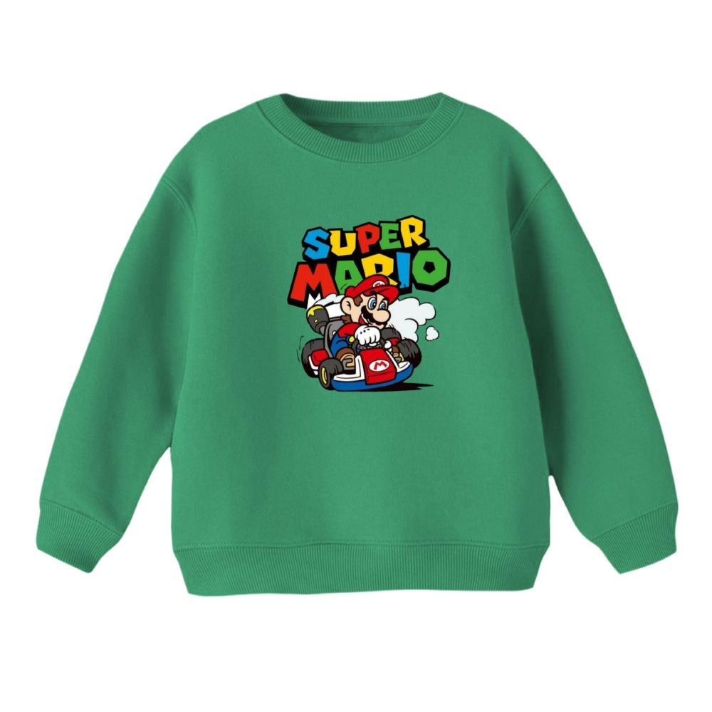 سویشرت بچگانه مدل ماریو کد 7 رنگ سبز