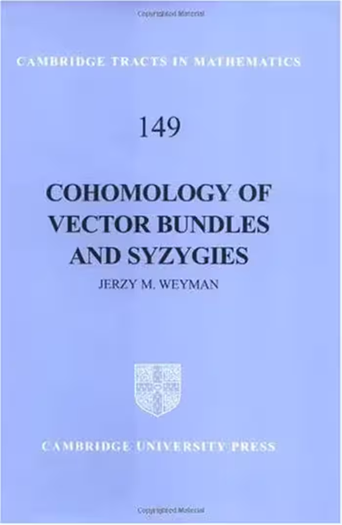 خرید و دانلود نسخه کامل کتاب Cohomology of Vector Bundles &amp; Syzgies