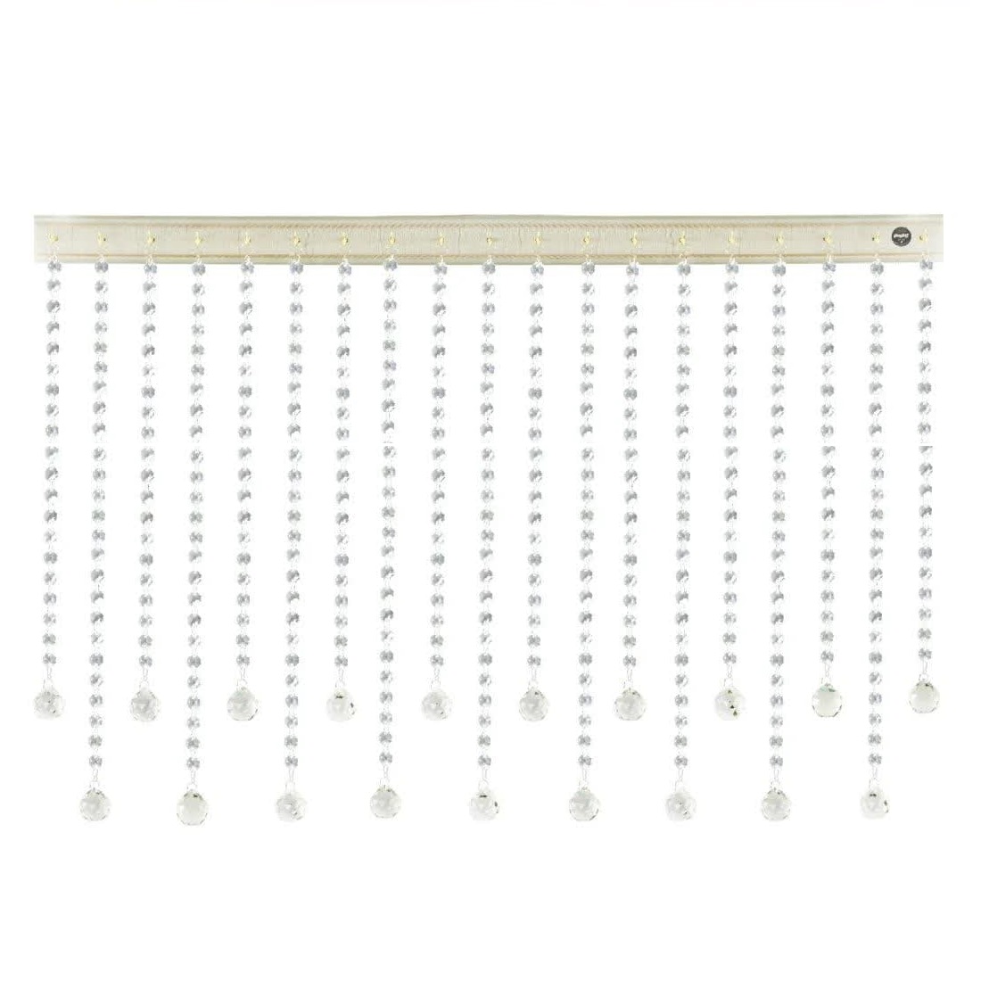 پرده آویز آریا کریستال مدل کوتاه و بلند سایز 100x30 سانتی متر