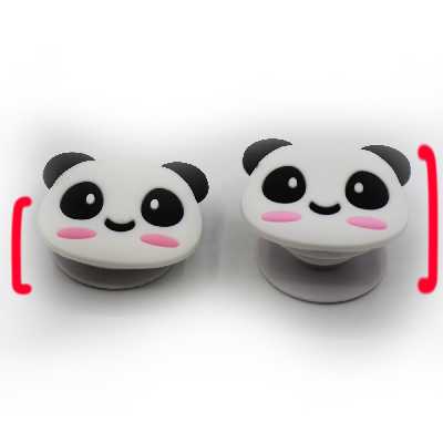  کاور طرح پاندا مدل p20 مناسب برای گوشی موبایل شیائومی Redmi Note10/10S به همراه بند و پایه نگهدارنده