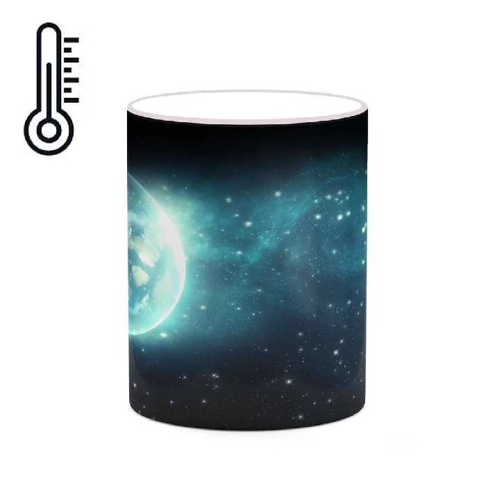 ماگ حرارتی کاکتی طرح فضا و کهکشان مدل mgh20211