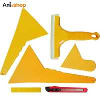 ابزار نصب برچسب شیشه دودی مجموعه 5 عددی