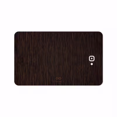 برچسب پوششی ماهوت مدل Dark-Gold-Stripes-Wood مناسب برای تبلت سامسونگ Galaxy Tab A 10.1 2016 T580