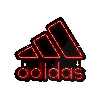 چراغ دیواری نئون دیزاین طرح Adidas-Text-BL_RD