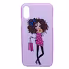 کاور طرح Curly Hair مدل NKK-01 مناسب برای گوشی موبایل اپل Iphone X /Xs