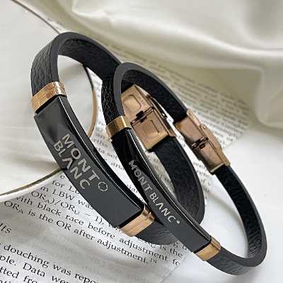 دستبند مدل چرم بسته دو عددی