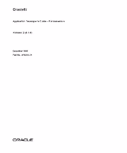 خرید و دانلود نسخه کامل کتاب Oracle 8i Dev Guide Fundamental