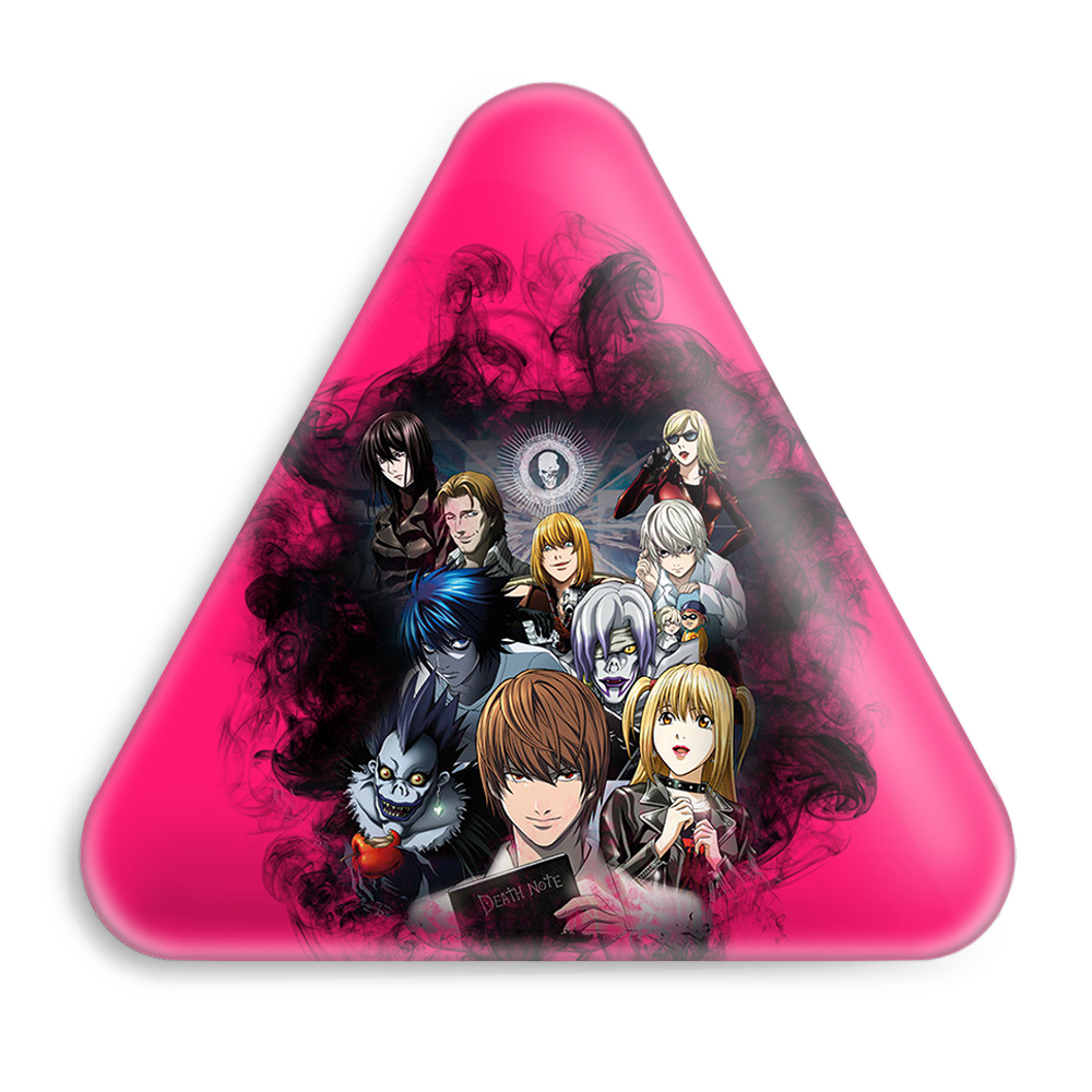 پیکسل خندالو طرح انیمه دفترچه مرگ Death Note مدل مثلثی کد 4928