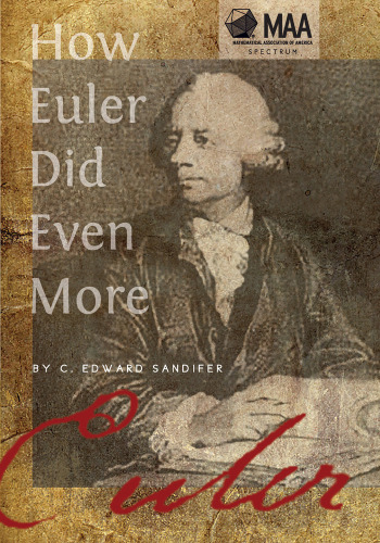 خرید و دانلود نسخه کامل کتاب How Euler Did Even More