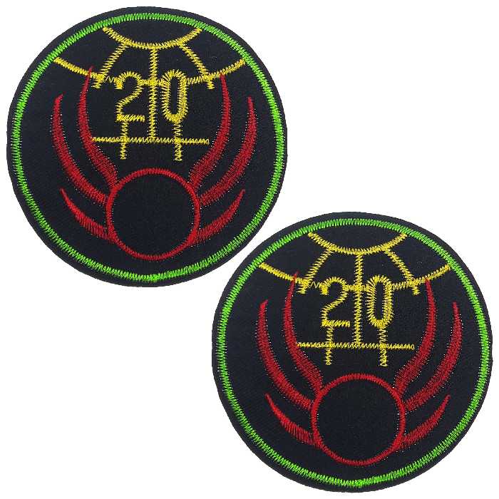 استیکر پارچه و لباس مدل Y2281 بسته 2 عددی