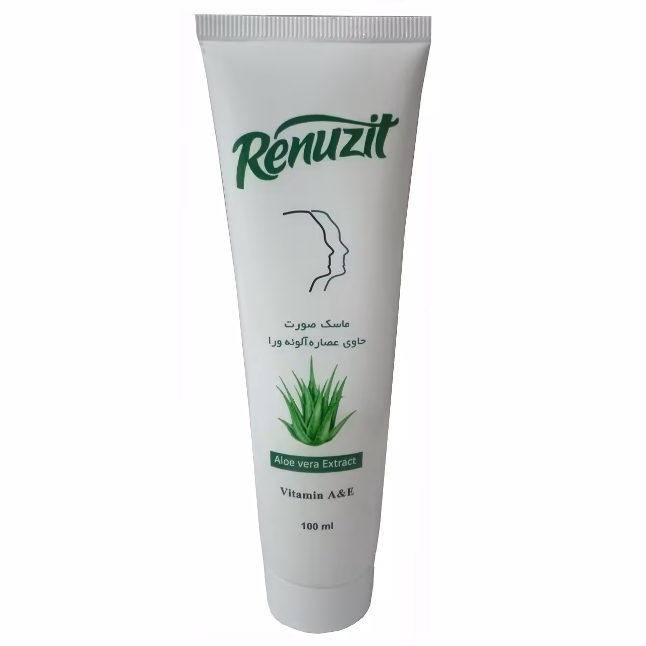 ماسک صورت رینوزیت مدل آلوئه ورا حجم 100 میلی لیتر