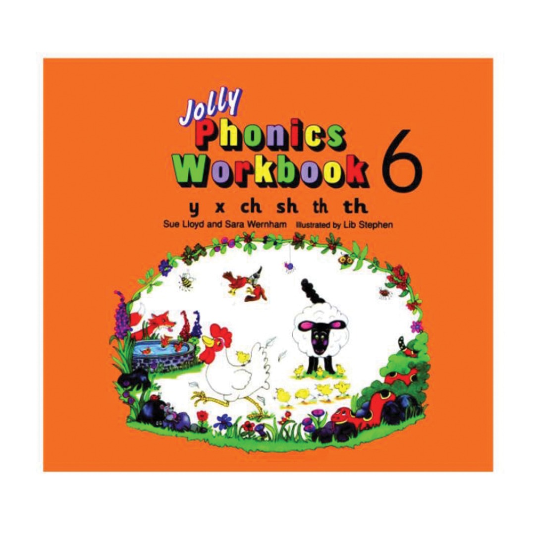 کتاب 6 Jolly phonics workbooks اثر Sara Wenham and Sure Lioyd انتشارات Jolly Learning
