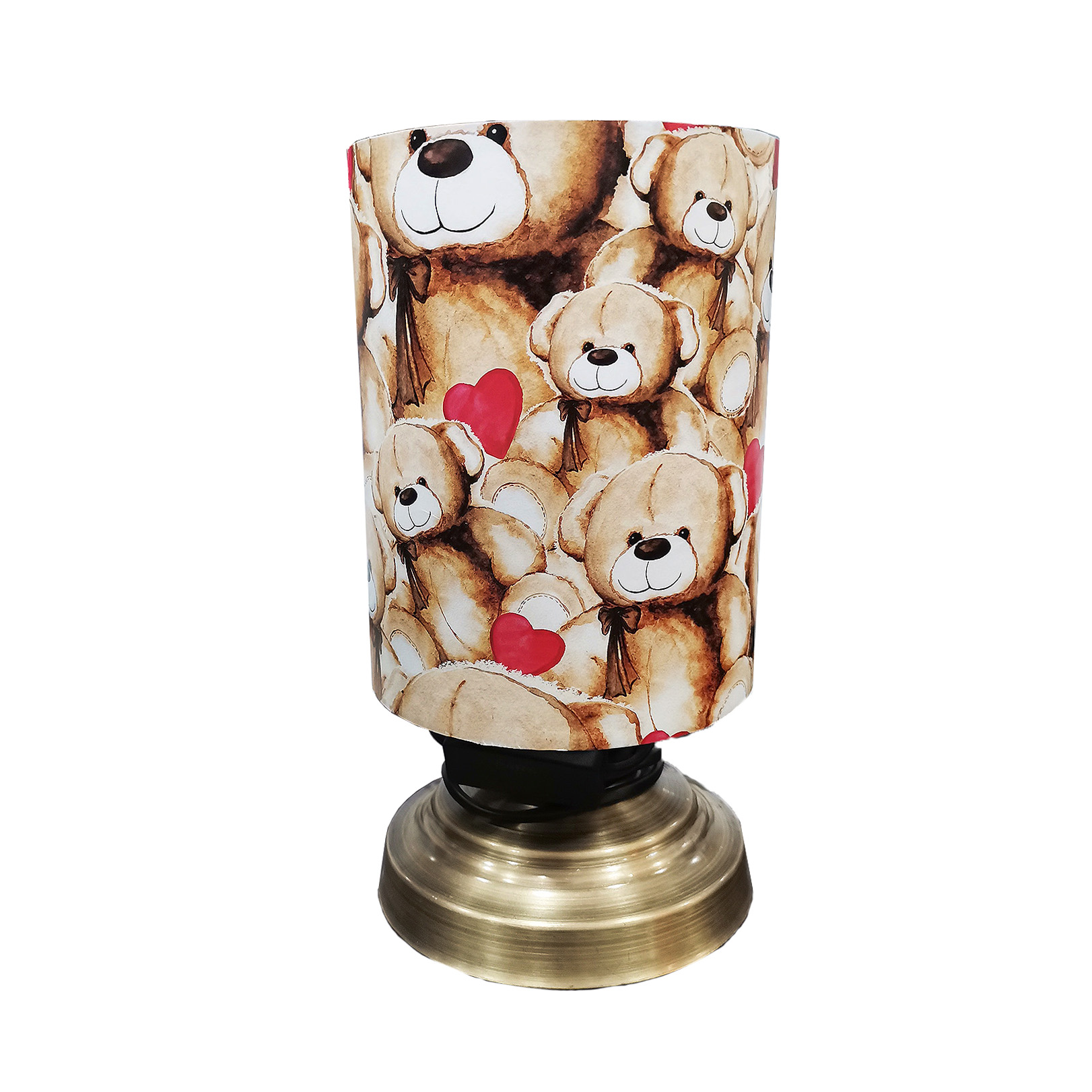 آباژور پایه کوتاه طرح خرس عروسکی