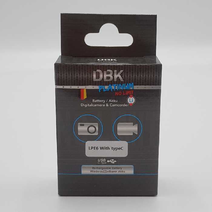 شارژر باتری لیتیومی دی بی کی مدل LP-E6