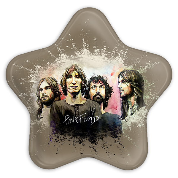 پیکسل خندالو طرح گروه Pink Floyd مدل ستاره ای کد 3252