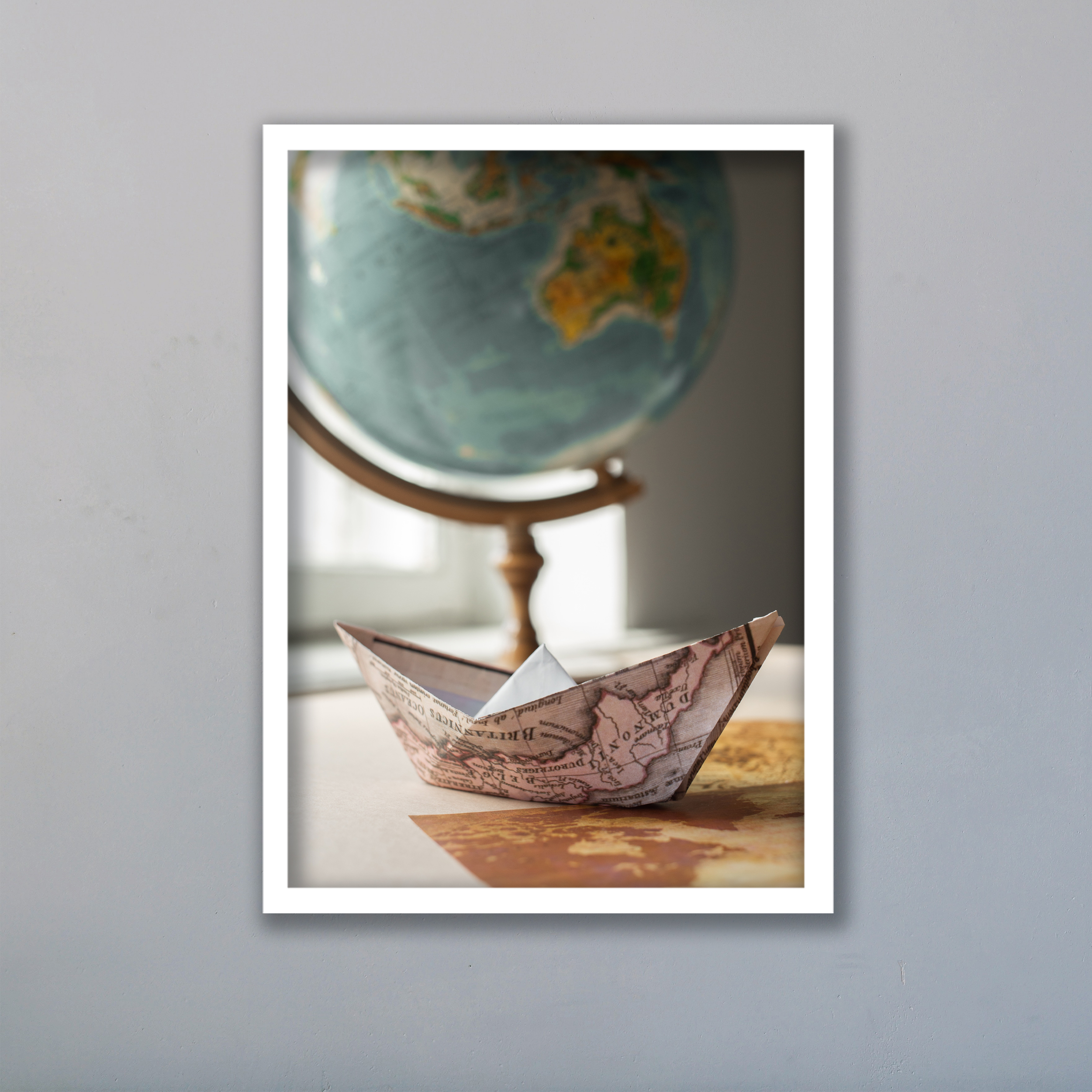 تابلو مدل قایق کاغذی کد LA-G10248