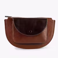 کیف دوشی چرم گاوی دست دوز کد56433