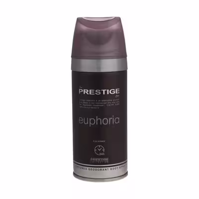 ادو تویلت زنانه پرستیژ مدل Euphoria حجم 100 میلی لیتر به همراه اسپری خوشبو کننده بدن زنانه پرستیژ مدل euphoria حجم 150 میلی لیتر