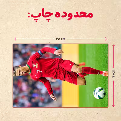 پازل 35 تکه مدل رونالدو کد 524