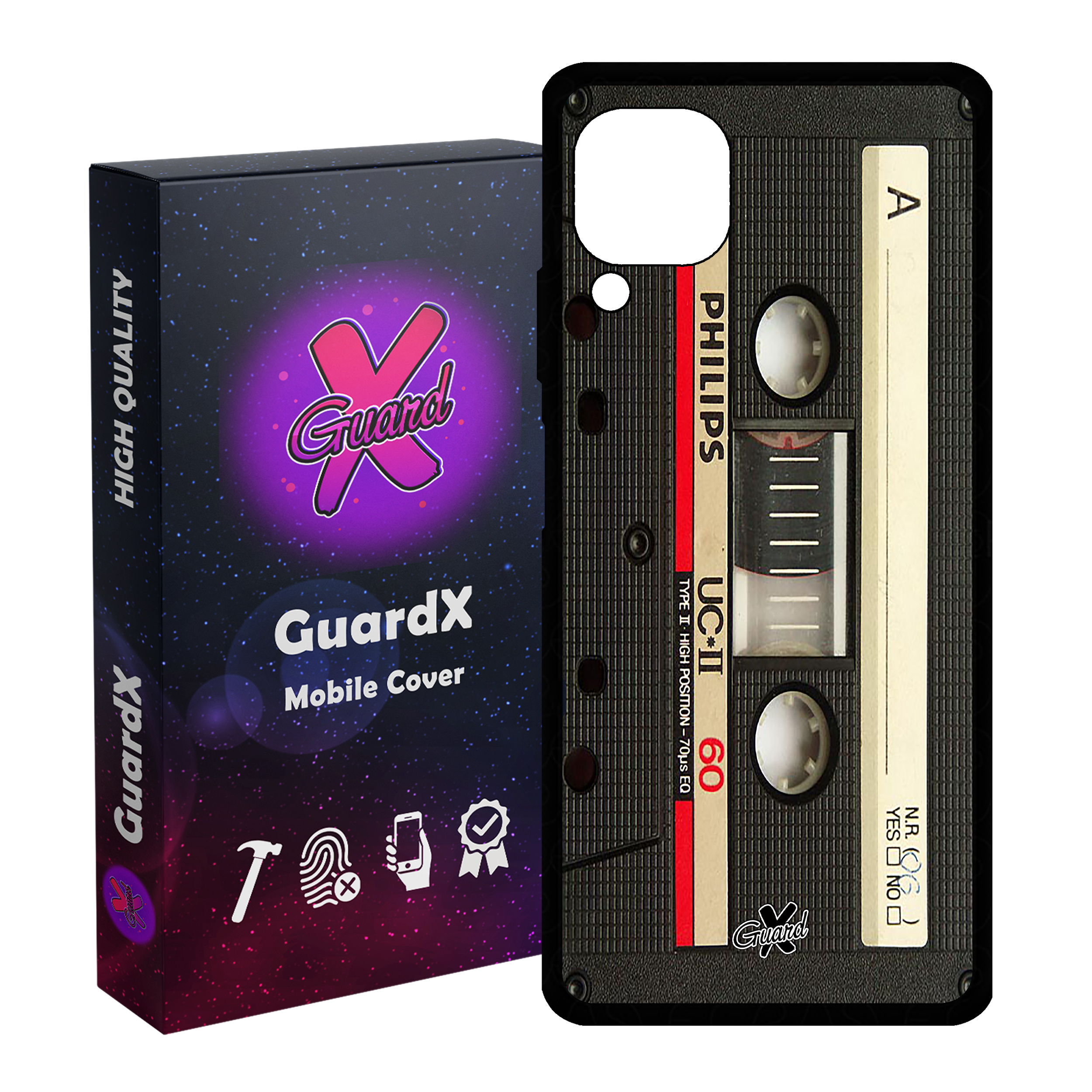 کاور گارد ایکس طرح Cassette مدل Glass10063 مناسب برای گوشی موبایل هوآوی Nova 7i / Nova 6 SE / P40 Lite