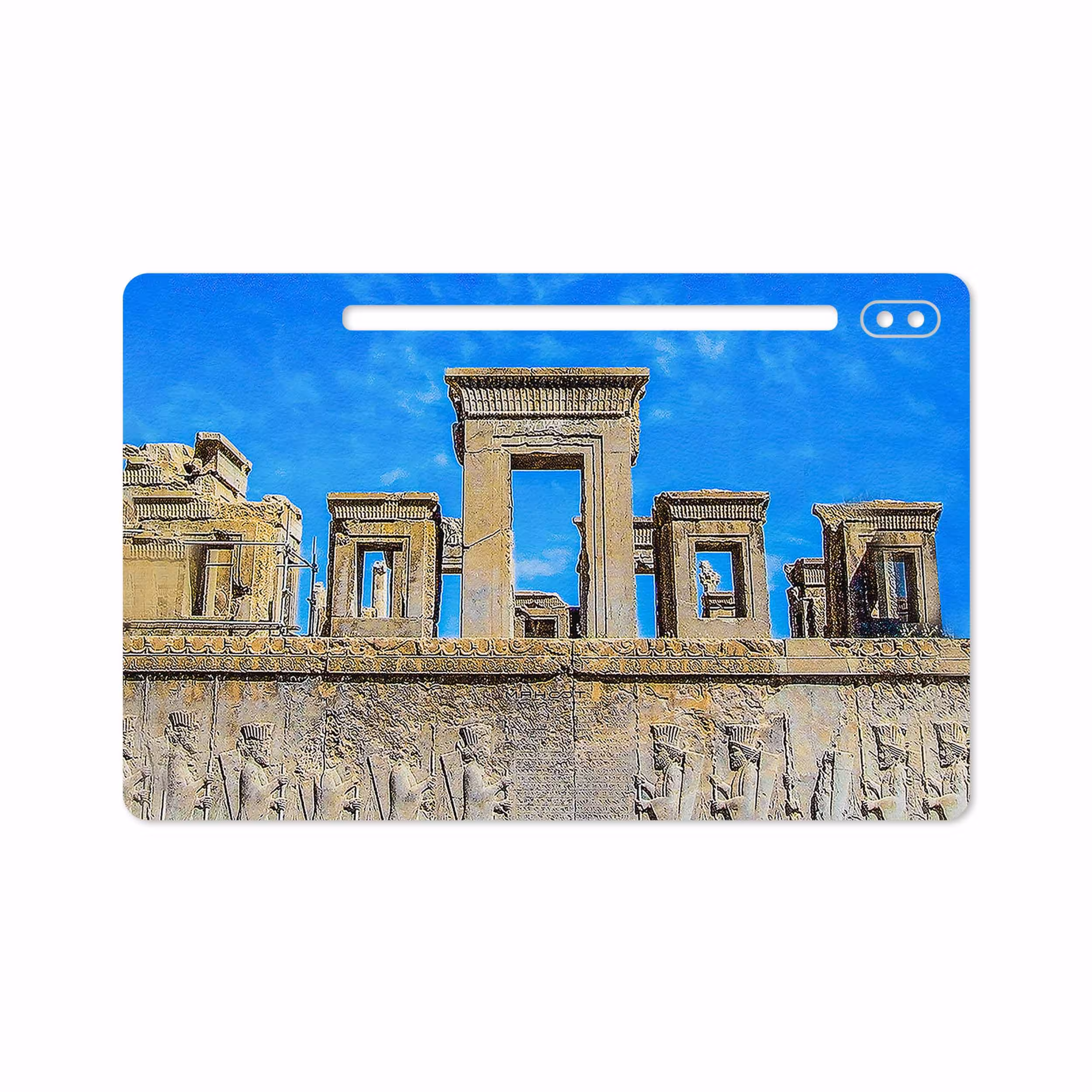 برچسب پوششی ماهوت مدل TAKHT-e-JAMSHID مناسب برای تبلت سامسونگ Galaxy Tab S6 2019 SM-T865