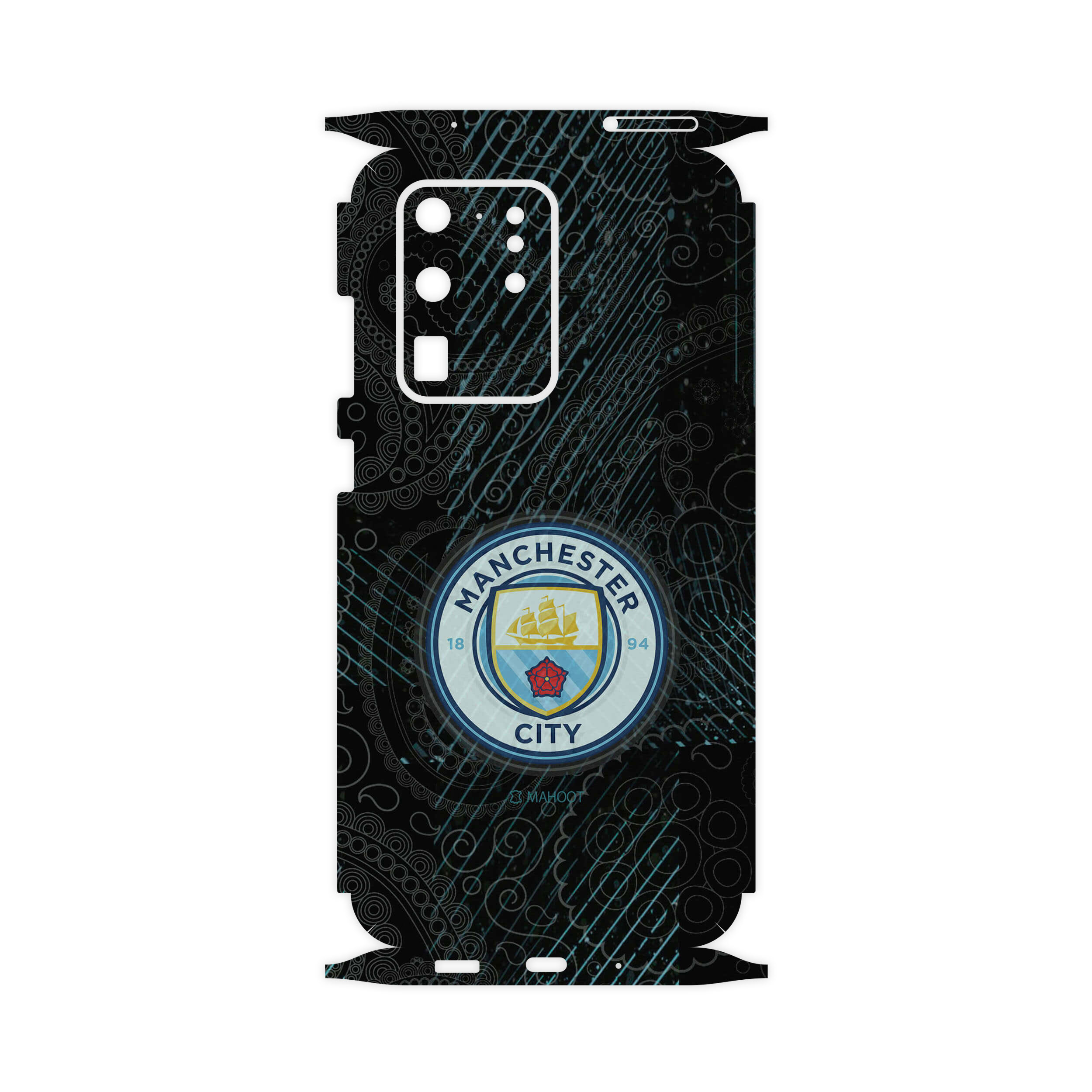 برچسب پوششی ماهوت مدل Manchester-City-FullSkin مناسب برای گوشی موبایل سامسونگ Galaxy S20 Ultra