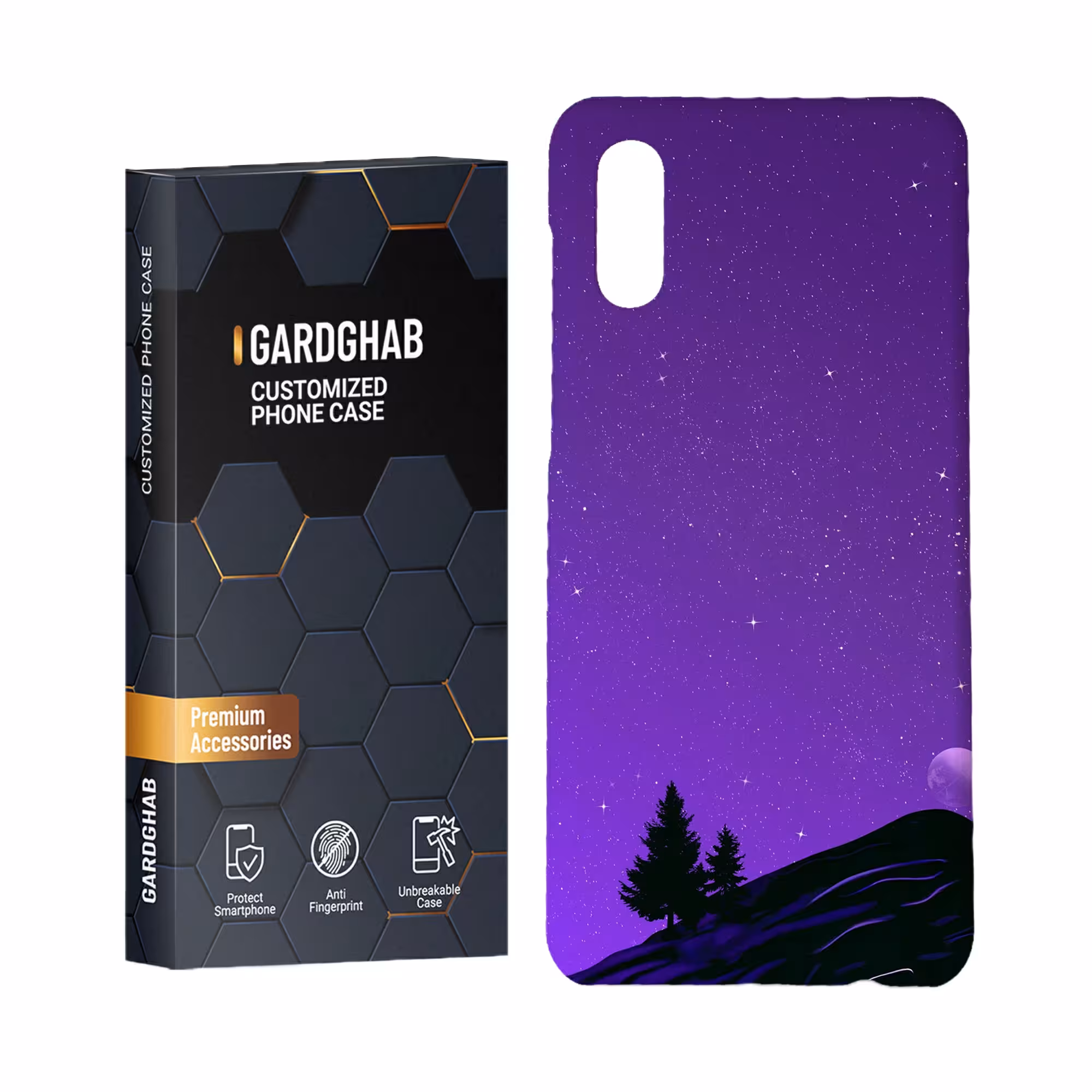 کاور گارد قاب مدل طبیعت مناسب برای گوشی موبایل سامسونگ galaxy a02