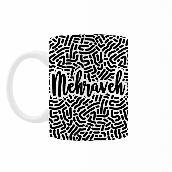 ماگ رژارت مدل اسم مهراوه