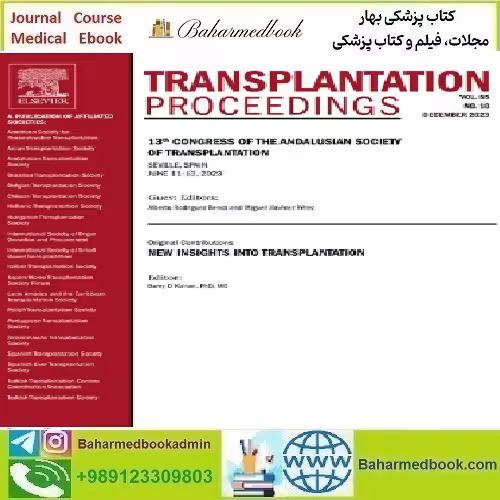 Transplantation Proceedings Volume 55 Issue 1 to 10 2023 TRU