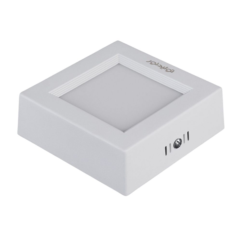 پنل سقفی روکار 7 وات تولید نور مدل مونلایت مربع کد TLS81BP007