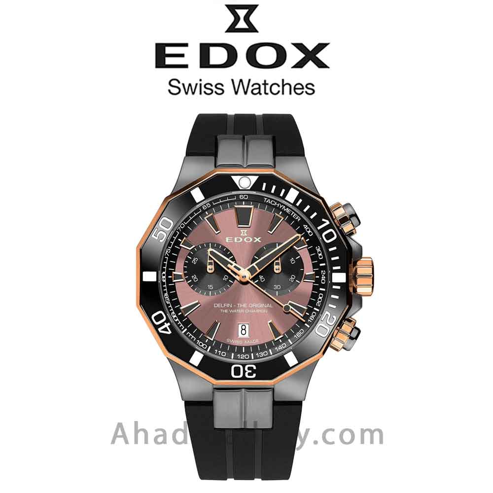 ساعت مچی ادوکس مدل 10112357GRNCABRNR