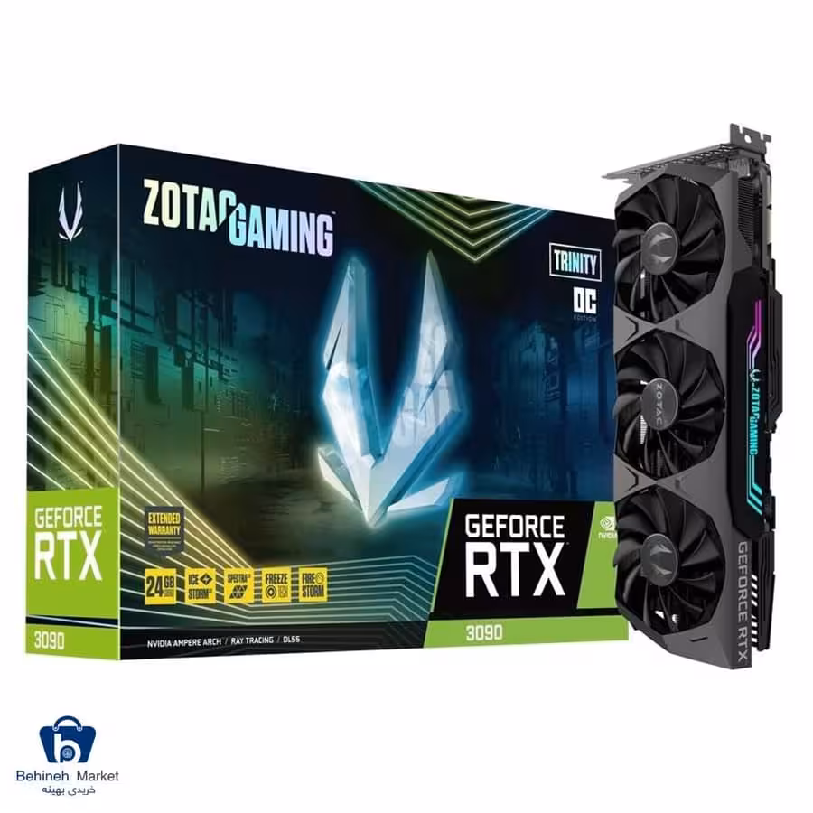 کارت گرافیک زوتک مدل GeForce RTX 3090 Trinity OC ظرفیت 24 گیگابایت