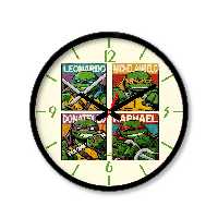 ساعت دیواری کوچک راویتا طرح لاک پشت های نینجا کد 3662