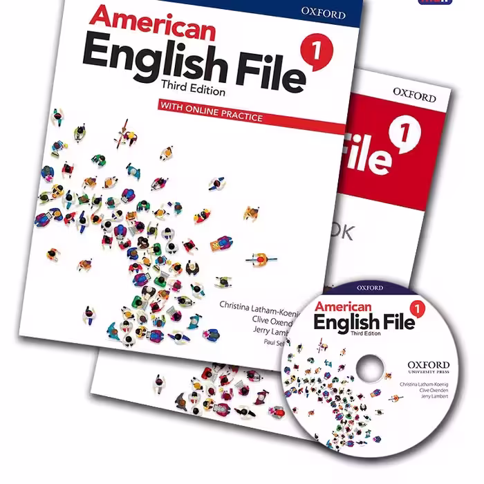 کتاب زبان امریکن انگلیش فایل 1 ویرایش سوم American English File 1 3rd Edition