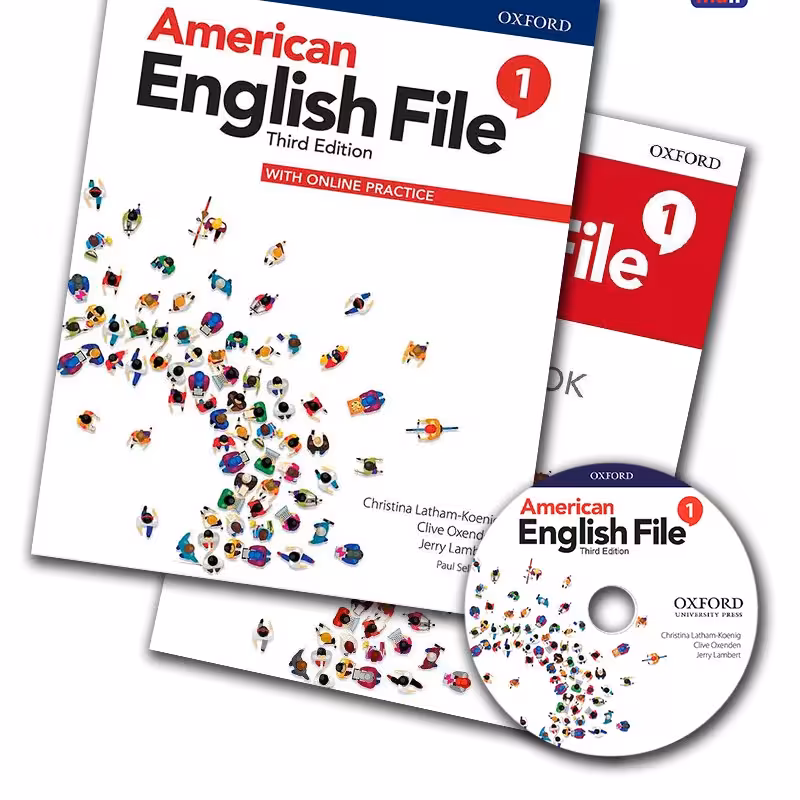 کتاب زبان امریکن انگلیش فایل 1 ویرایش سوم American English File 1 3rd Edition