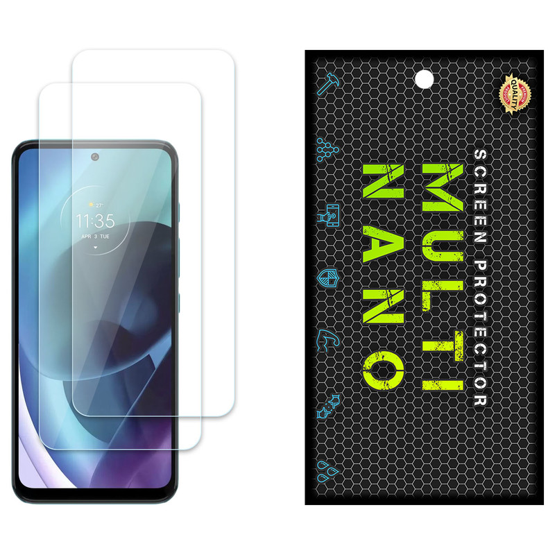 محافظ صفحه نمایش مولتی نانو مدل X-S2N مناسب برای گوشی موبایل موتورولا Moto G71 بسته دو عددی | کالا برتری