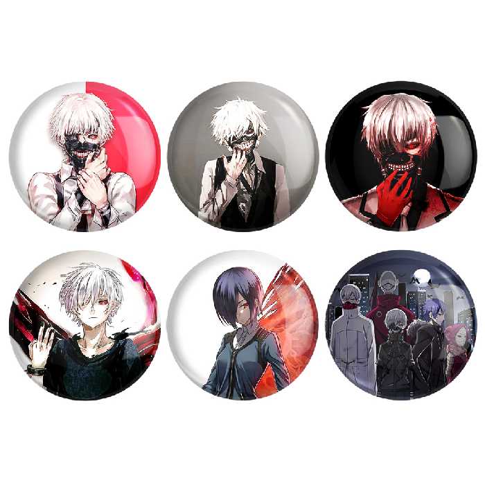 پیکسل خندالو مدل انیمه توکیو غول کد 327B مجموعه 6 عددی