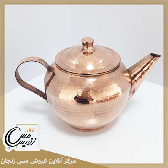 کتری مسی دسته مسی مدل آیسان