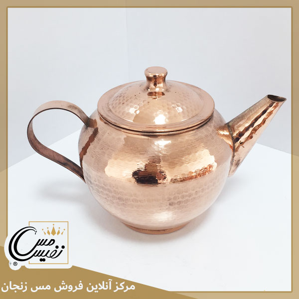 کتری مسی دسته مسی مدل آیسان