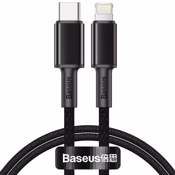 کابل تبدیل USB-C به لایتنینگ باسئوس مدل CATLGD-A01 طول 1متر 