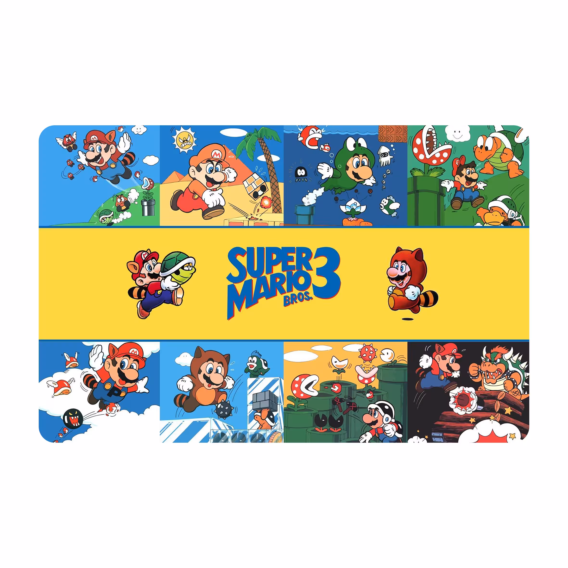 ماوس پد طرح super mario مدل mpb818