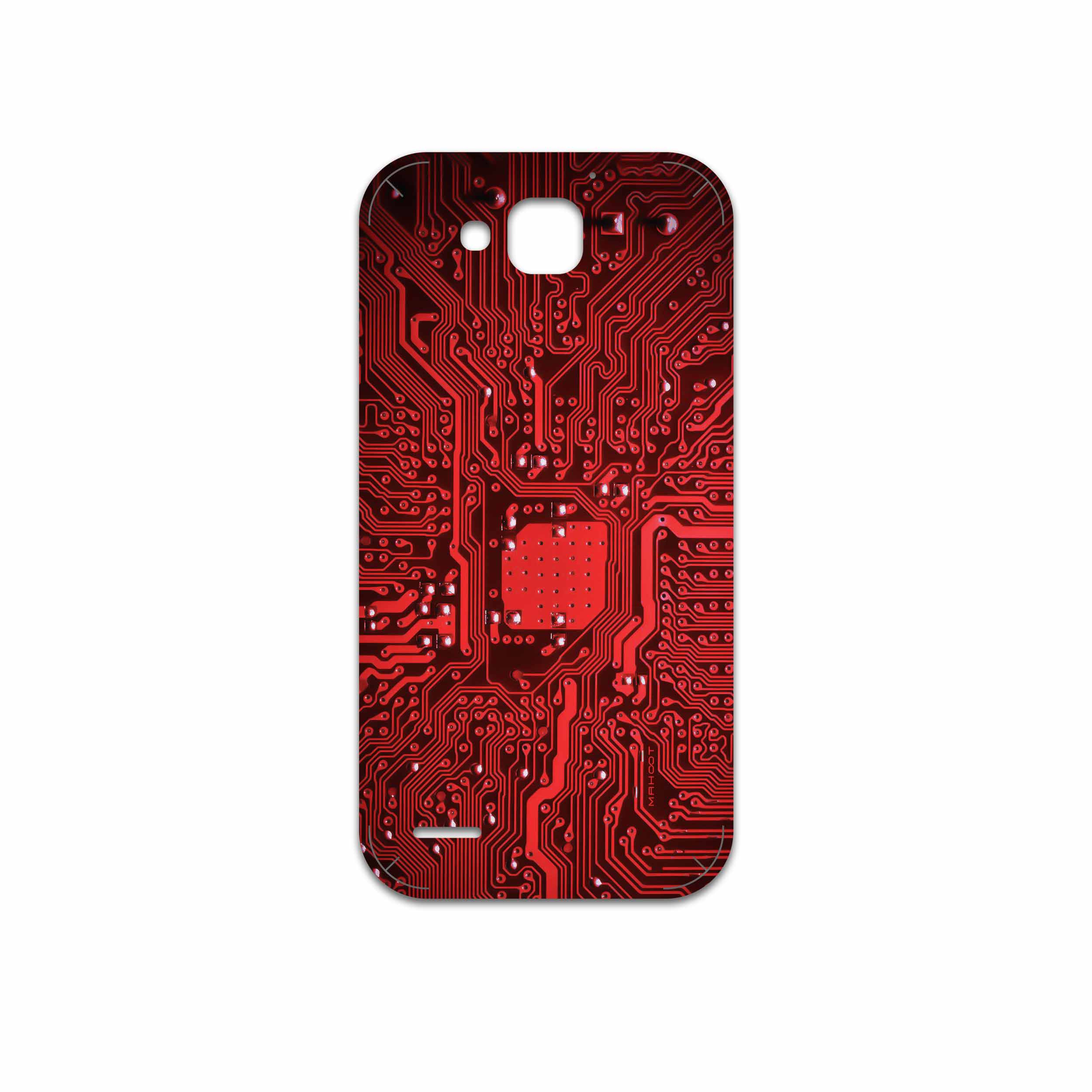 برچسب پوششی ماهوت مدل Red Printed Circuit Board مناسب برای گوشی موبایل آنر 3X G750