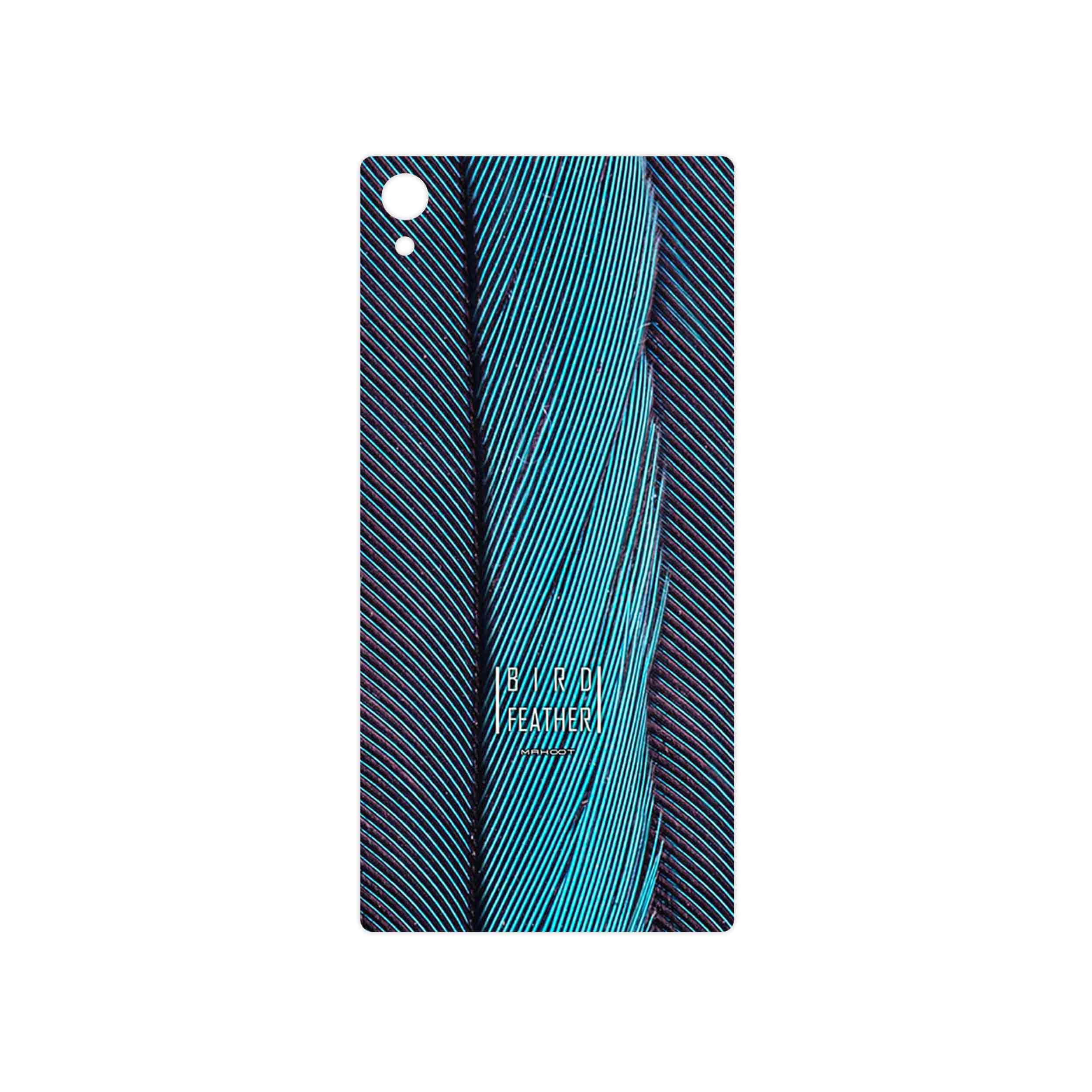 برچسب پوششی ماهوت مدل Turquoise feathers مناسب برای گوشی موبایل سونی Xperia Z5 Premium